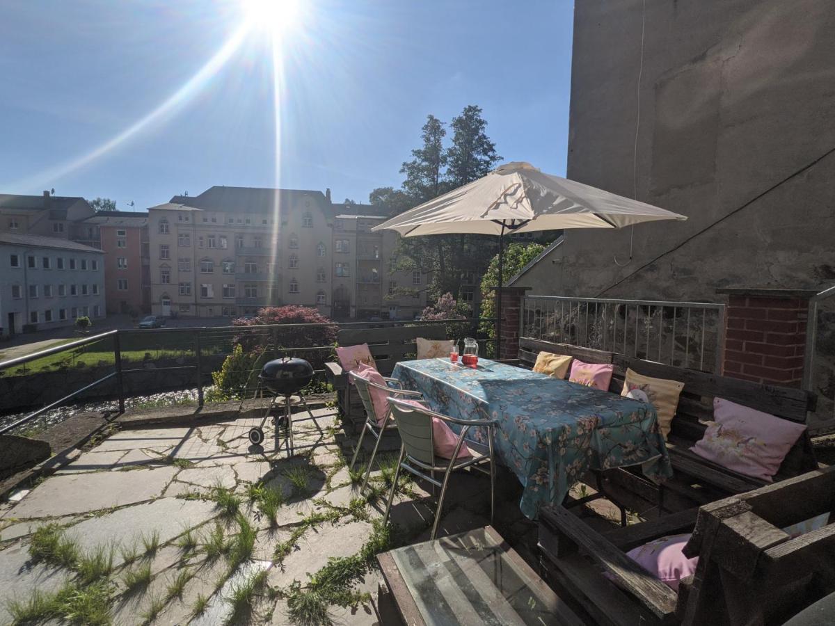 Urlaubstraum Mit Pool, Terrasse & Fluss Im Garten - Ut Apartamento Sebnitz Exterior foto
