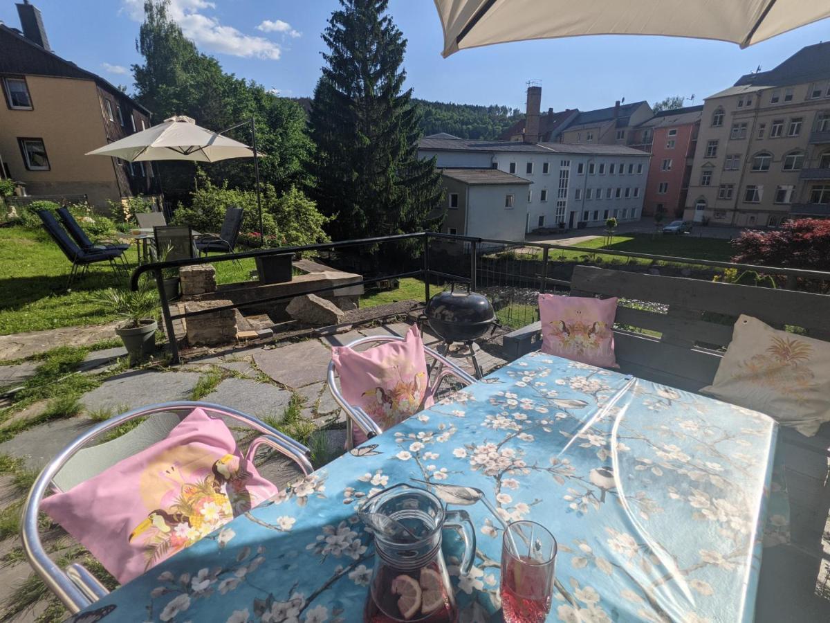 Urlaubstraum Mit Pool, Terrasse & Fluss Im Garten - Ut Apartamento Sebnitz Exterior foto